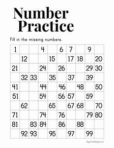 This Hundreds Chart With Missing Numbers Worksheet Is The Perfect