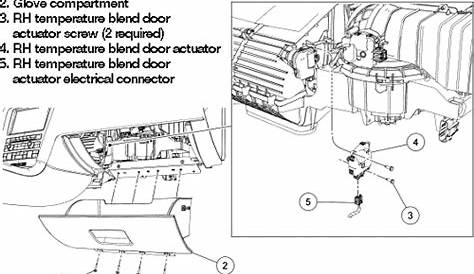 2013 Ford Escape Blend Door Actuator Location