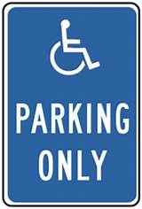 Buy Handicap Parking Signs Photos