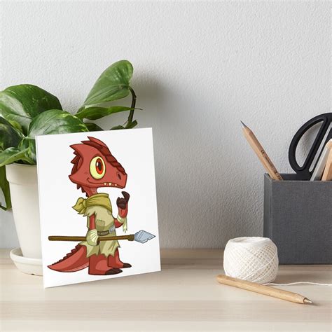 Tiny Kobold Cute Dandd Adventures Art Board Print For Sale By