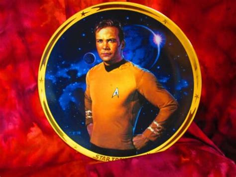 Star Trek Kirk 25th Anniversary Hamilton Plate Ebay