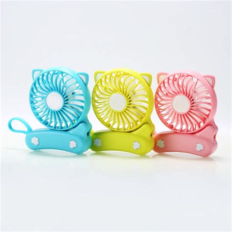 Summer Rechargeable Foldable Mini Cat Cooling Fan Portable Usb Charge