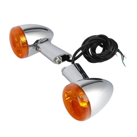 Amber Rear Turn Signals Led Light Fit For Harley Sportster Xl 883 1200