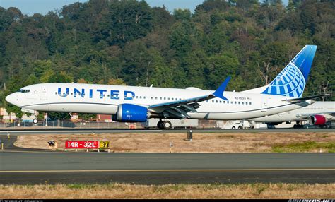 Boeing 737 9 Max United Airlines Aviation Photo 7026419
