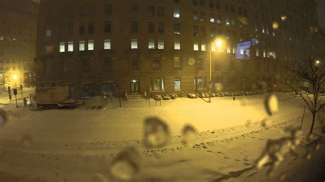 17 Hour Gopro Time Lapse Blizzard Of January 2016 Downtown Dc Youtube