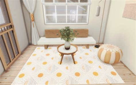 Boho Rugs The Sims 4 Download Simsdomination Sims 4 Cc Furniture