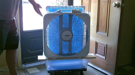 It actually seems to work really well, and lasts for about 2 hours. Large Area Evap. Air Cooler! - DIY AC Air Cooler! - Simple "Box Fan" Conversion - works great ...