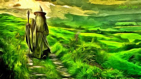 The Hobbit Painting By Leonardo Digenio Fine Art America