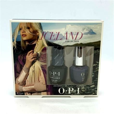 Opi Iceland Collection Less Is Norse Gel And Infinite Shine Ebay