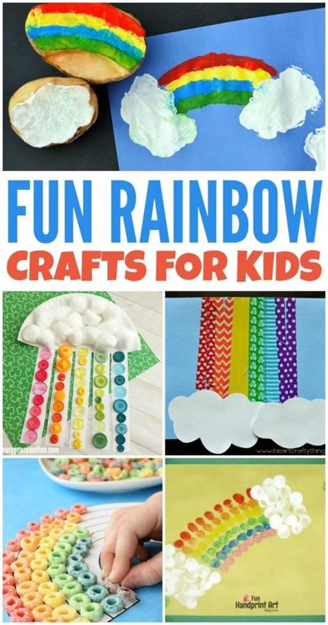 Colorful Rainbow Crafts For Kids