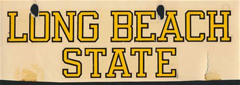 Long Beach State College Decal