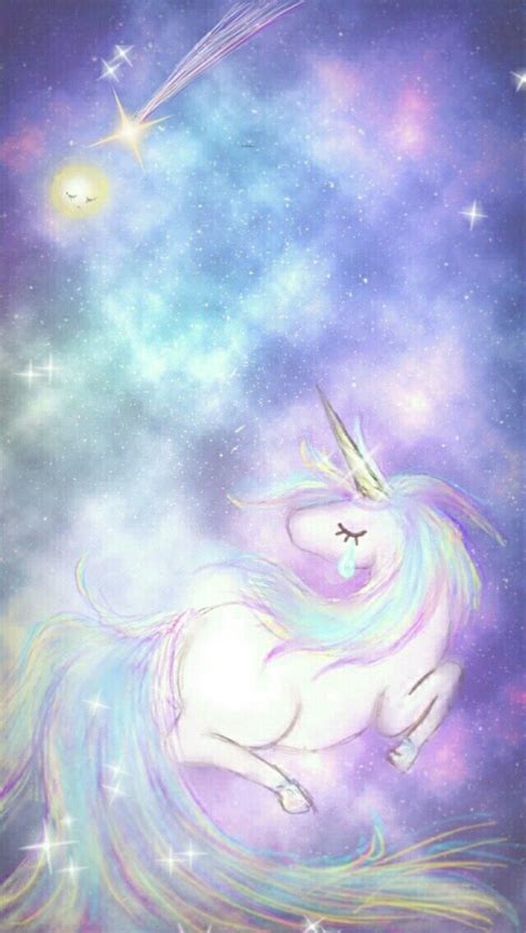 Unicorn Galaxy Cute Wallpapers Iphone Wallpaper