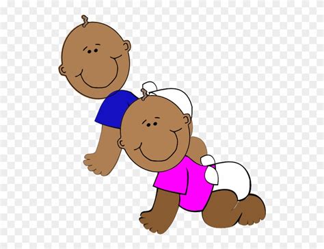 This Free Clip Arts Design Of African American Twins Cartoon Black