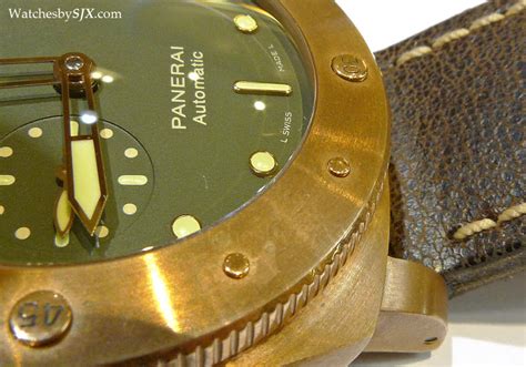 A Panerai Bronzo Pam382 Patina Six Months On Sjx Watches