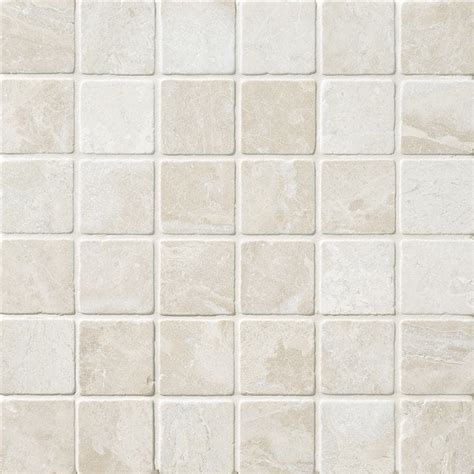 Shop Bermar Natural Stone Royal Beige Tumbled Marble Floor And Wall