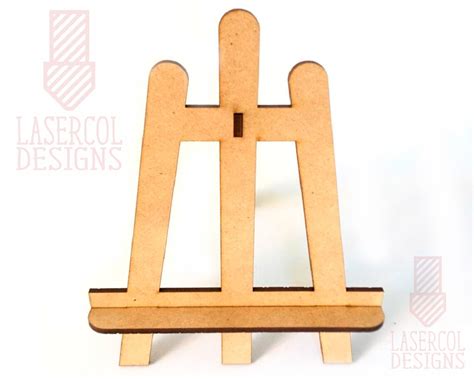 Mini Easel Stand Laser Cut Files SVGDXFPDFAi Instant Etsy