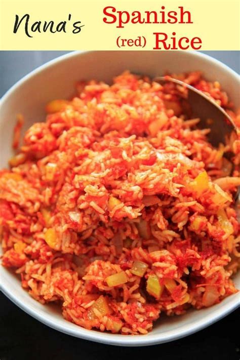 Nanas Spanish Rice Recipe A Super Easy One Pan One Pot Side Dish