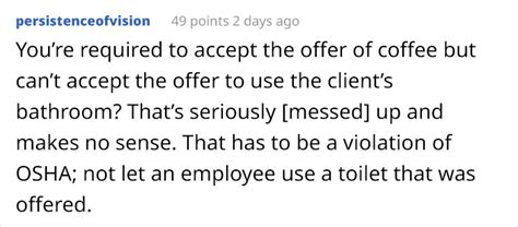 Employee Fired For Using Client’s Bathroom Page 3 Of 4 Success Life Lounge