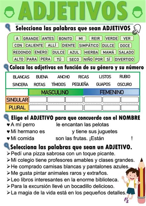 The Spanish Version Of Adjettivos