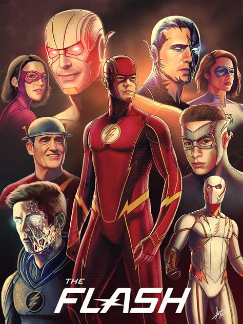 The Flash Tribute Poster I Made Link To More Work In The Description