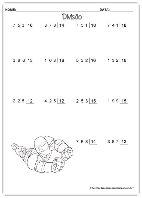 Questões De Divisão 5 Ano