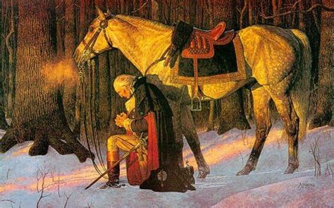 Washington Prayer At Valley Forge Arnold Friberg Our Art George