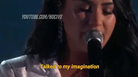 Demi Lovato Anyone Live At Grammys Lyrics Youtube