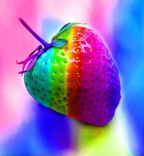 Rainbow Strawberry For Malcolm Rainbow Fruit Rainbow Wallpaper
