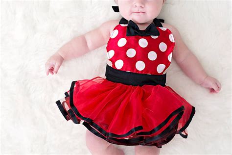 Minnie Mouse Dress Up Baby Costume Baby Red Minnie Mouse Etsy