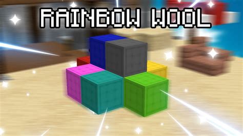 Rainbow Wool Bedwars Challenge Bedwars Challenges 1 Youtube