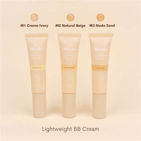 Promo Mirelle Lightweight Bb Cream M Creme Ivory Diskon Di
