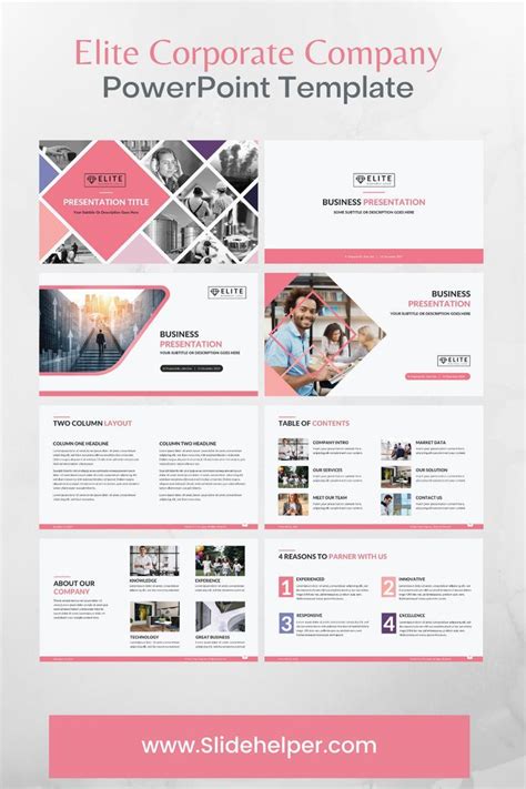 Elite Corporate Powerpoint Template Makes Your Presentation Slides