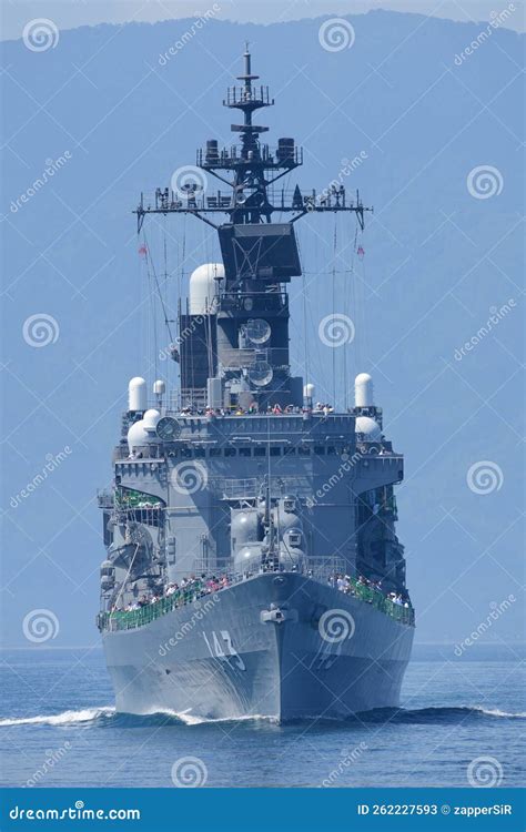 Japan Maritime Self Defense Force Js Shirane Ddh 143 Shirane Class Destroyer Editorial Stock