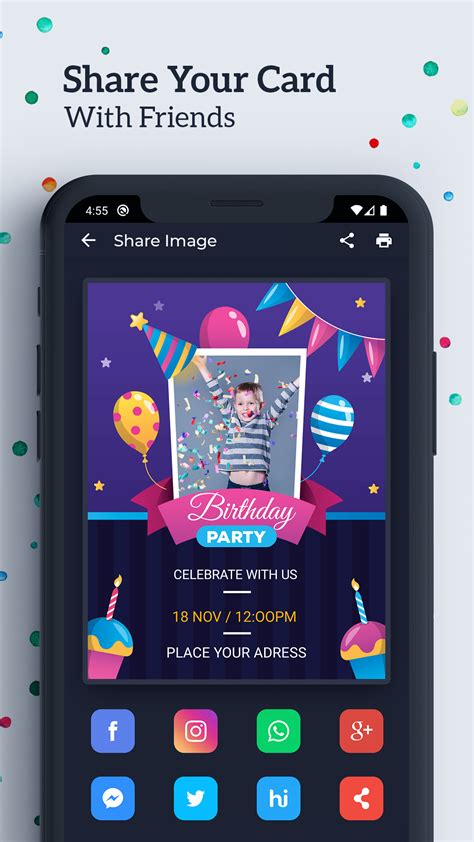 Simply select a design and edit freely to customize a printable birthday card. Birthday Invitation Card Maker : Invitation Maker