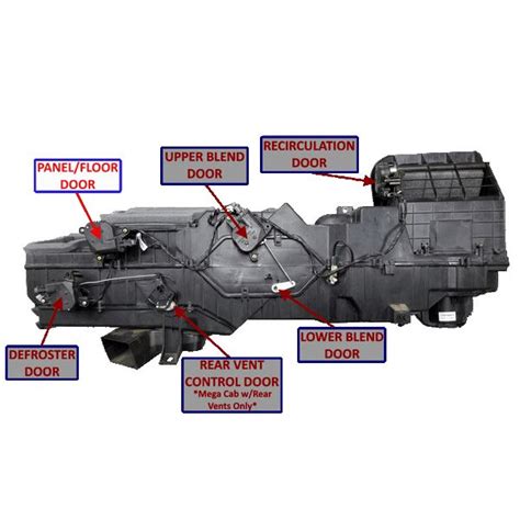 Dodge Ram Blend Door Actuator Diagram