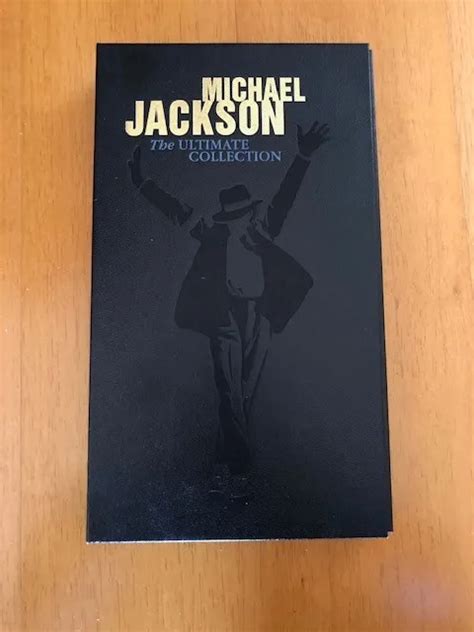 Michael Jackson The Ultimate Collection 4 Cd 1 Dvd Set Black Case Cib