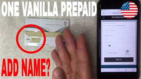 Vanilla visa gift cards can be used online and anywhere in the united states or district of columbia where visa debit cards are accepted. How To Add Name To One Vanilla Prepaid Visa Debit Card Account 🔴 - YouTube