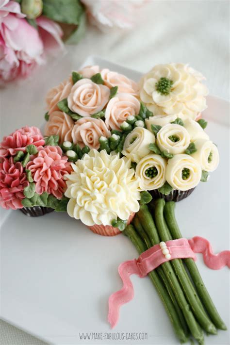 Cupcake Bouquet Of Flowers