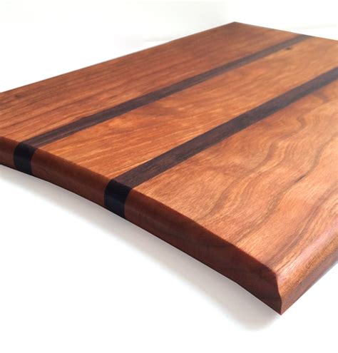 Wood Cutting Board Contemporary Cherry Walnut Cutting Board