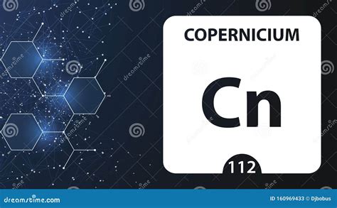 Copernicium 112 Element Alkaline Earth Metals Chemical Element Of