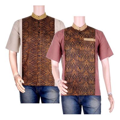 Maybe you would like to learn more about one of these? Hem Batik Kombinasi Polos Model Kemeja Batik Pria ...