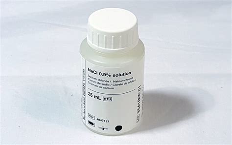 Sodium chloride /ˌsoʊdiəm ˈklɔːraɪd/, commonly known as salt (although sea salt also contains other chemical salts), is an ionic compound with the chemical formula nacl. Technoclone NaCl 0.9% Solution 25ml - Diapharma