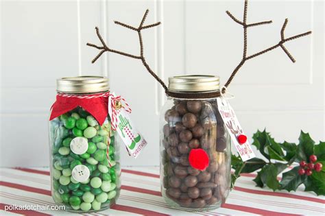 Reindeer Christmas Mason Jar T Idea
