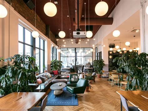 look inside wework s expansive detroit coworking offices coworking office space modern office