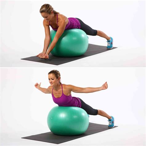 back extensions exercise ball exercises fitness body