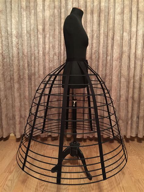 Victorian Crinoline Hoop Cage Hoop Skirt Diameter 42 In Etsy Hoop