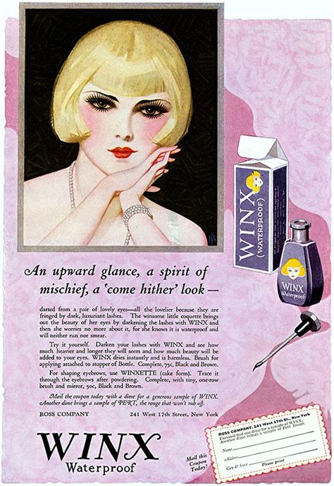 1925 Mascara Ad Vintage Makeup Ads Vintage Ads 1920s Makeup