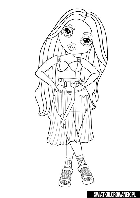 Coloring Pages Rainbow High Rainbow High Coloring Pages Kolorowanki Ideas In TAMAN ILMU