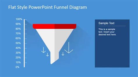 Flat Design Powerpoint Funnel Diagram Slidemodel Hot Sex Picture
