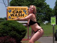 Naked Rachael Robbins In Bikini Bloodbath Car Wash